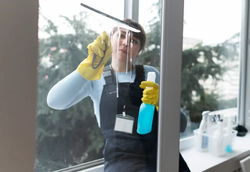 Nettoyage de vitres intérieures et extérieures à Courtillers